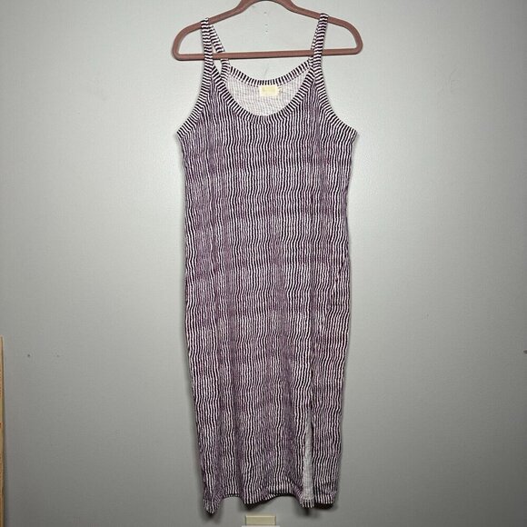 Nation LTD Pink Striped Midi Dress - Picture 2 of 9